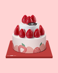 더 듬뿍 딸기 우유 케이크