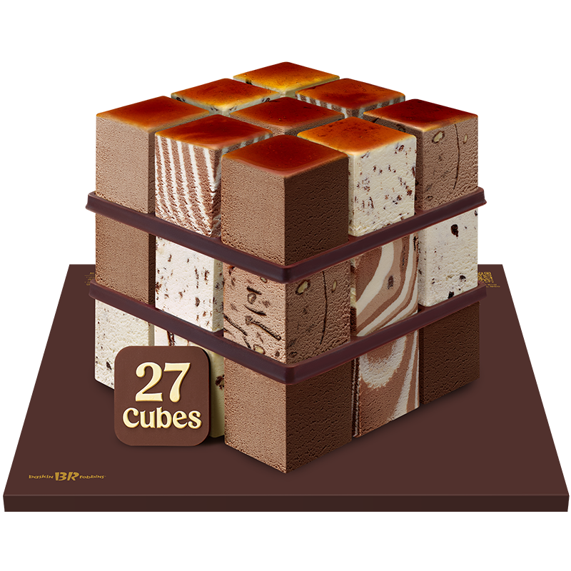 리얼 초코 27 큐브